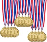 12 Pieces Gold Award Medals - Winne