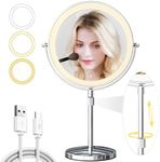 9in Vanity Mirror with Lights, Rech