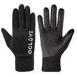 OGLOVE Waterproof Thermal Sports Gloves for Kids, Touchscreen Sensitive Field Gloves for Football, Soccer, Rugby, Mountain Biking, Cycling, Running, Lacrosse and More, Kids Large 11-12Y