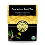 Buddha Teas Dandelion Root Tea - Kosher, Caffeine-Free, GMO-Free - 18 Bleach-Free Tea Bags multi 24g