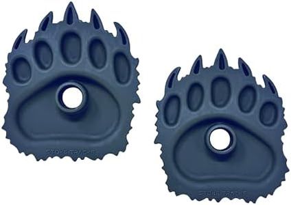 Stoke Tracks Bear Paw Ski Pole Baskets (Deep Blue)