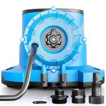 FOTING 1/3 HP Automatic Swimming Pool Cover Pump,2250 GPH Submersible Water Pump, Water Removal with 3/4” Check Valve Adapter & 25ft Power Cord, Drainage for Ponds, Rooftops, Water Beds