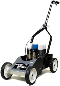 Fox Valley Traffic Super Striper Line Marking Machine Starter Kit for Parking Lots - Easy Use Striping Paint Machine, Durable Line Painting Equipment, Marking Kit (6 Cans), Traffic White/Blue