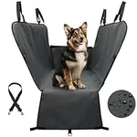 Navaris Dog Car Seat Cover for Cars Back Seats - Dogs Car Hammock Protector Covers Back/Rear Seat of Car Only - Waterproof Protective Pet Car Seat Cover