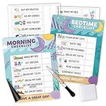 Mermaid Daily Schedule For Kids Schedule Board For Home - Reward Chart Bedtime Routine Chart For Toddlers, Morning Routine Chart For Kids Routine Chart, Toddler Daily Routine Chart For Kids