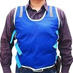 BIUDUI Cooling Vest For Men - Ice Vest Cooling For Men | Reflective Ice Pack Vest, Reusable Cold Vest For Fishing, Cycling, Running, Cooking, All-Round Cooling