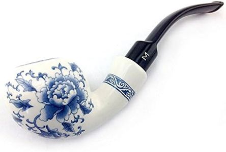 MUXIANG Pipe Bent Stem Mouthpiece with 9 mm Filters AN0001