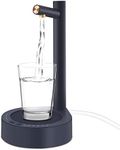 Water Bottle Pump, USB Water Dispenser, Electric Water Dispenser, Intelligent Desktop Water Bottle Dispenser, 7 Levels Quantitative Automatic Drink Dispenser for Home, Camping (Blue)