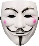 Aivoya V for Vendetta Mask for Halloween Party Mask White