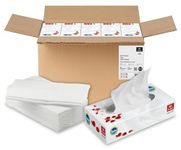 Farla Medical Facial Tissues - Pack of 40 Tissue Boxes - Soft Tissues for Everyday Use - Bulk Buy 2-ply, 4000 Count (40 Pack of 100) White, (100 Sheets per Pack)