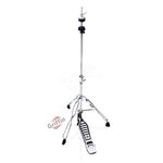 Deluxe Hi-Hat Stand by GRIFFIN | Hi Hat Cymbal Pedal With Pull Chain | HiHat Mount with Chrome Double Braced Hardware Accessory Set | Adjustable High Hat Holder Ideal for Mobile Percussion Drummers