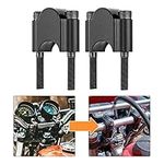 DaSen 7/8 inches Motorcycle ATV Dirt Bike Handlebar Riser 30mm Height Aluminum Black Compatible with Kawasaki Honda Suzuki Yamaha Ducati Polaris Can-am