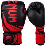 Venum, Challenger 3.0 Boxing Gloves, Unisex Adult, 10 Oz, Black/Red