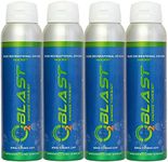 O2 Blast - Pure Oxygen Supplement - Supports Fast Recovery, Increase Stamina, & Enhanced Focus for High Altitude & Action Sports, Flip-Top Cap - 4 Liter Portable Canned Oxygen - 4 Pack