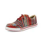 Twisted X Ladies Aztec Hooey Shoes 8M Red