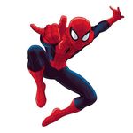 RoomMates Ultimate Spider-Man Giant Peel and Stick Wall Decals, red, blue, yellow