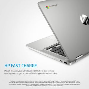 HP Chromebook x360 14" Laptop – 128GB Storage, Touchscreen