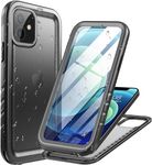 Cozycase for iPhone 12/iPhone 12 Pro Waterproof Shockproof Case with Screen/Camera Protector - Unbreakable/Heavy Duty/Front and Back Cover【360 Full Body Protective】 Underwater Dustproof Hard Bumper