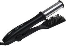 InStyler Max Prime 1.25” 2-Way Rotating Professional Tourmaline Ceramic Iron - Automatic Revolving Curling Iron Straightens & Styles Hair with Four Heat Settings