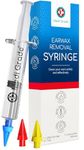 Medi Grade Ear Wax Removal Kit with 3x Quad-stream Ear Syringe Tips - Irrigation Ear Cleaner Earwax Removal Kit for Safely Removing Ear Wax Blockages at Home - Ear Wax Removal Tool Ear Cleaning Kit