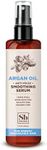 Soapbox Argan Oil Smoothing Serum, Anti-Frizz Serum For All Hair Types with Shea Butter & Vitamin E Repairs Damage & Controls Flyaways - Vegan, Cruelty and Gluten Free (5 Fl oz)