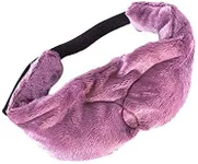 Cooling Eye Compress - Soft Blackout All Natural Aromatherapy for Tension Relaxation, Stress and Pain Relief - Wearable Tension Migraine & Headache Relief - Long Lasting Cooling Therapy