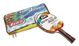 GKI Euro Jumbo Wood Table Tennis Racquet Multicolor