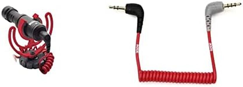 Rode VideoMicro Microphone Caméra Compact, Couleur Assortie & SC7 Câble Patch pour VideoMic GO
