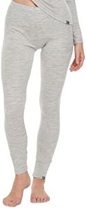 MERINNOVATION Merino Wool Base Layer Pants for Women 100% Merino Wool Thermal Underwear Bottom Elastic