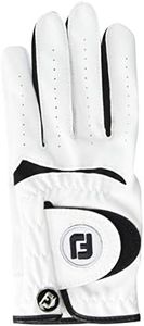 FootJoy Junior Golf Glove, White Large, Worn on Left Hand