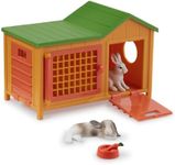 Terra by Battat – Bunny Toy – Toy Bunny – Toy Rabbit – Rabbit Figurine – Bunny House – Bunny Hutch