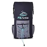 FE Active Waterproof Cooler Backpack - 35L Ice Soft Cooler Dry Backpack, Insulated Cooler Bag. Great Beach Bag, Fishing Bag & Ice Chest. Compact for Camping & Backpacking | Designed in California, USA