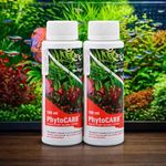 Aquatic Remedies 2 PCs Phytocarb (100ml x 2 = 200ml) | Liquid Carbon + Algae Control | CO2 Plus – Algae Minus | Planted Aquarium Fish Tank Supplement
