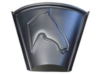 Hay Feeder - Horse & Pony Plastic Corner Hay Feeder (Black, Horse size) Buy 3 - Receive a free heavy duty mucking out shovel