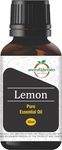 Wood&Berries - Pure Lemon Essential Oil 30ml for Skin, Hair Care, Diffuser, Fragrance, Candle Making - Pure & Natural Stress Relief Oil for Aromatherapy (30ml)