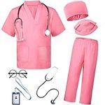 BOMLY Doctor Costume for Kids 7Pcs 