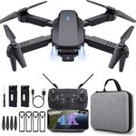 dRoNe wItH hD DuAl cAmErA BrUsHlEsS MoToR, oNe cLiCk tAkEoFf/lAnDiNg FlIp rOlLiNg gEsTuRe cOnTrOl wI-Fi cAmErA ReMoTe cOnTrOl -X DrOnE, 2 x BaTtErY