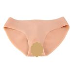 LXURY Silicone Panties Hip Enhancer Shapewear Fake Butt Shaper Control Pants for Transgender Drag Queen,Color 2#,Basic
