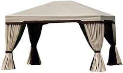 Garden Winds Replacement Canopy Top Cover for The Garden Oasis Sojag 10x12 D71 (Model M34521) Gazebo - 142" L x 116" W