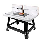 WoodKaif Router Table with Stand and Adjustable Fence,Benchtop Router Table for Wood Router(24''x15.8''x14.6"")