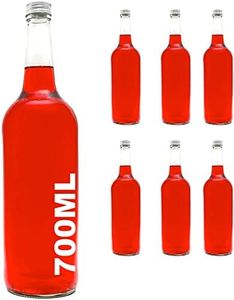 slkfactory 6 Botellas de Vidrio vacías 700 ml