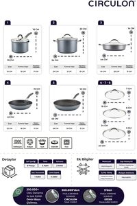 Circulon 5-Piece Induction Pan Set – Non-Stick Cookware