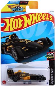 Hot Wheels Let's Race Netlix HW 4 Trac HW Race Day for Ages 3 and Up (Black)
