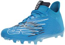 New Balance Men's Burn X 3 Speed Lacrosse Shoe, Blue/White, 14