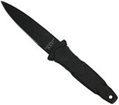 Smith & Wesson SWHRT3BF 7.5in High Carbon S.S. Full Tang Fixed Blade Knife with 3.5in False Edge Blade and TPR Handle for Outdoor, Tactical, Survival and EDC