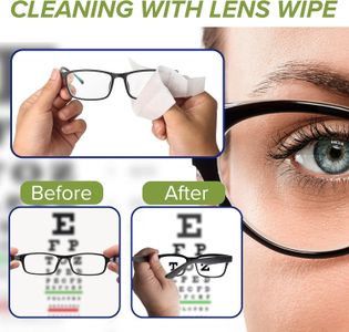 Glasses Cleaner Wipes 72-Pack – Streak-Free Lens Cleaning Cloths