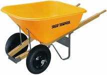True Temper RP810 Dual Wheel Poly Wheelbarrow, 8 Cubic Foot