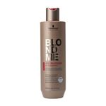 Schwarzkopf BLONDME All Blondes Rich Shampoo, Keratin Shampoo & 3D Bond Repair Technology, Panthenol for Added Moisture, 300 ml