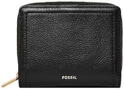 FOSSIL SL7923001 Women's Wallet, 4.375''L x 1''W x 3.5''H, Black