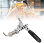 Beer Draft Faucet, Stainless Steel 304 Core Beer Faucet, No-Rust No-Leak Beer Faucet, Beer Control Tool Widely Used for Connecting Beer and Wine Lines to Beer Towers